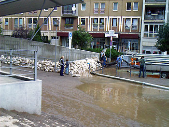 Elbe Hochwasser Dresden August 2002