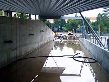 Elbe Hochwasser Dresden August 2002